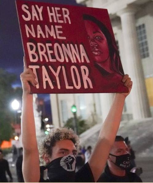 “Breonna Taylor protesters return to streets across U.S for 2nd nights of rallies “